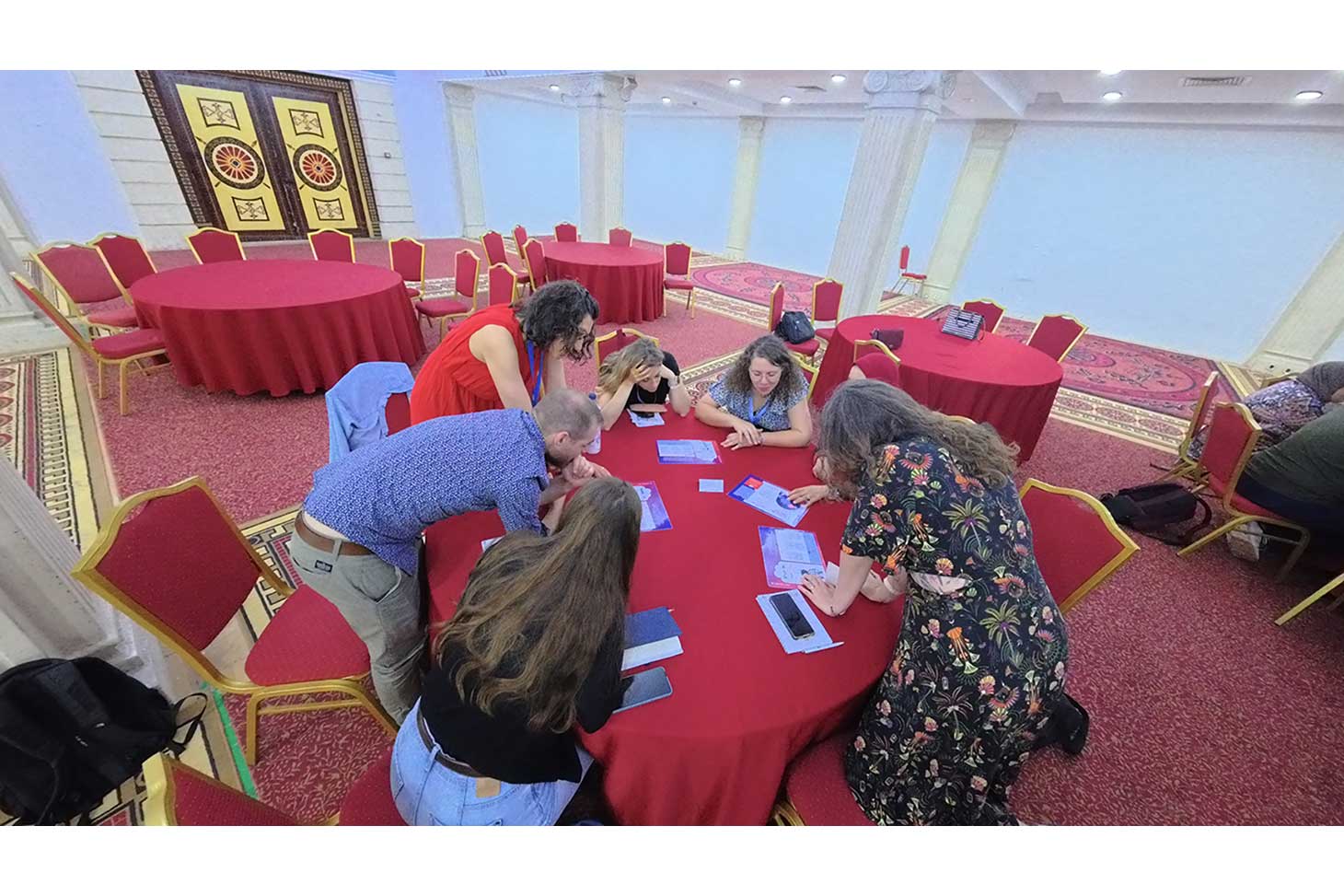 Présentation du jeu PedagoIA lors du 34° colloque de l'AIPU à Hammamet
