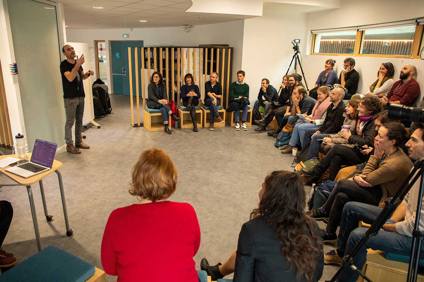 Conférences Pédagotalks au sujet de la pédagogie et esprit critique avec Richard Monvoisin, organisée par la DAPI (Direction d'Appui à la Pédagogie et à l'Innovation)